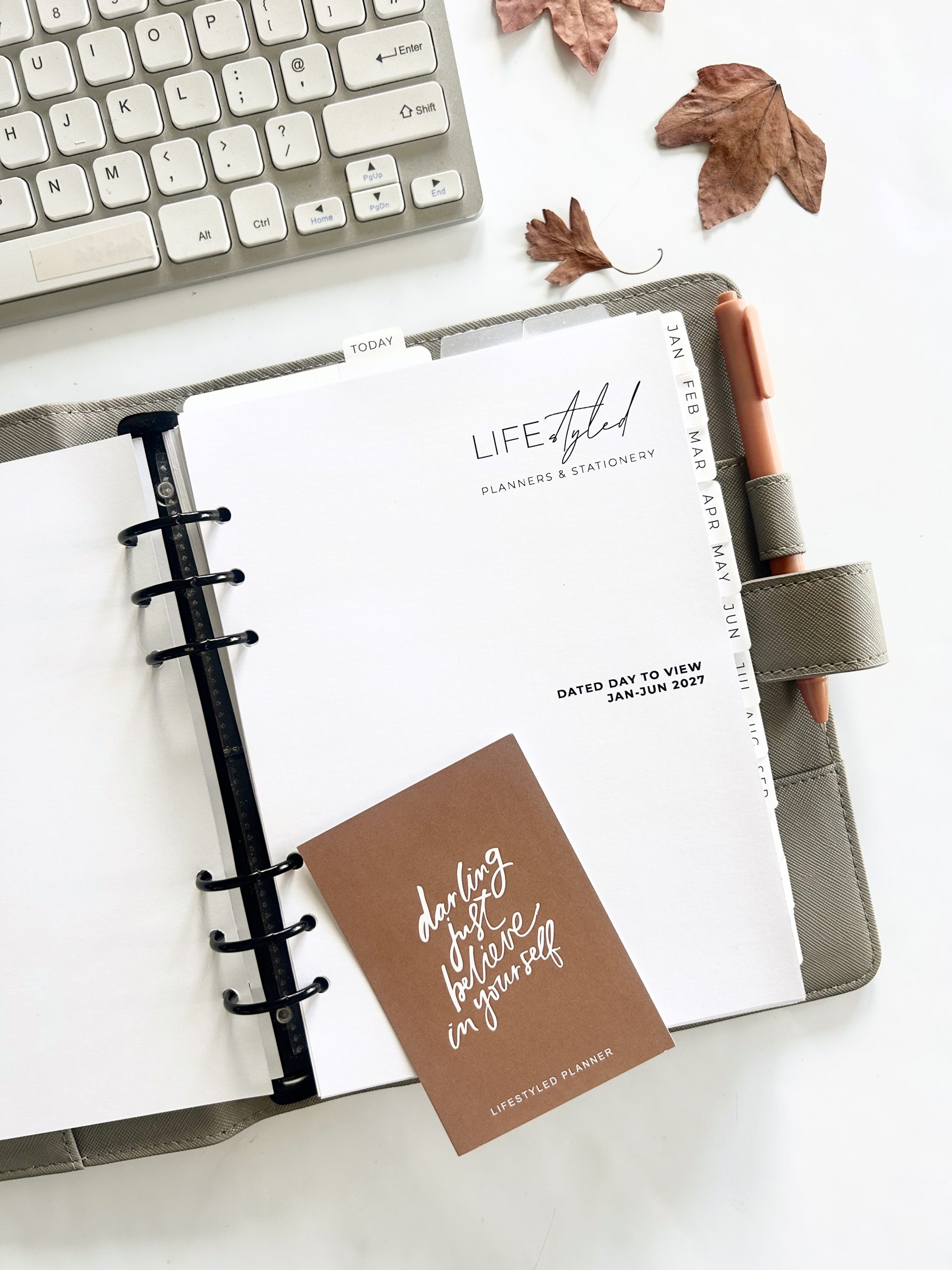 agenda inserts - Day Planner bundle Jan-June 2027