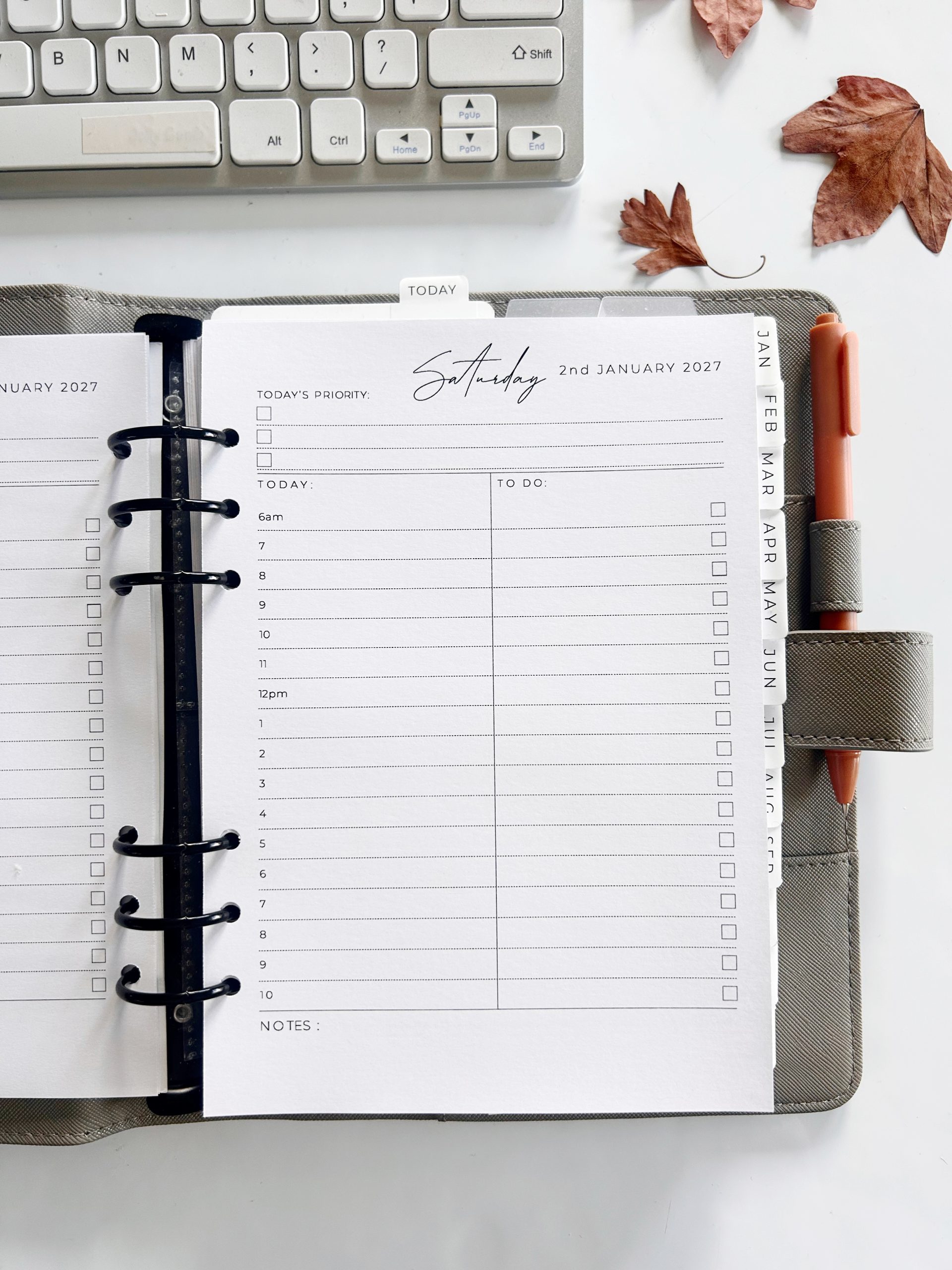 agenda inserts - Day Planner bundle Jan-June 2027 - Image 4