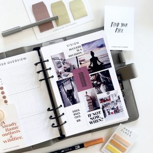 agenda inserts - quarter goals planner