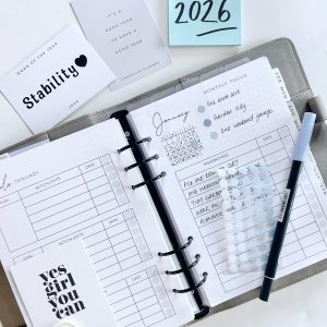 agenda inserts - monthly breakdown
